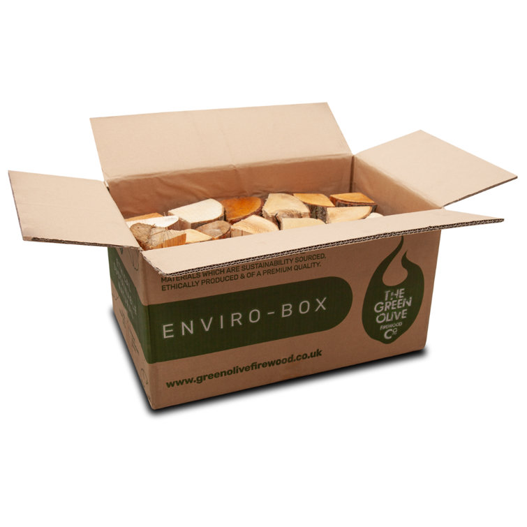 Green Olive Firewood Co. Kiln Dried Hardwood Logs 43L Wayfair.ie